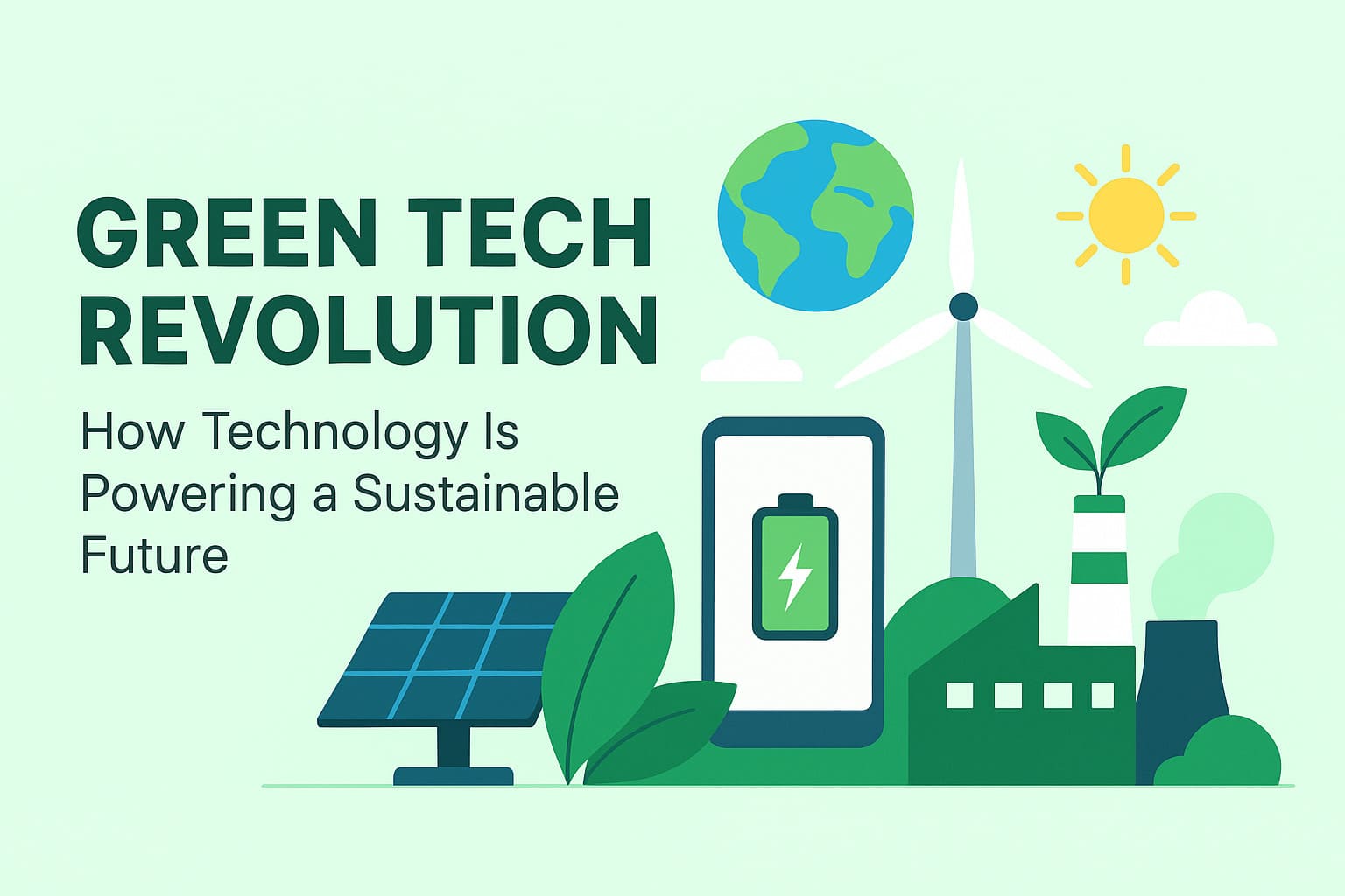 π Green Tech Revolution: How Technology Is Powering a Sustainable Future